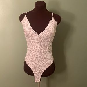 White Lace Bodysuit